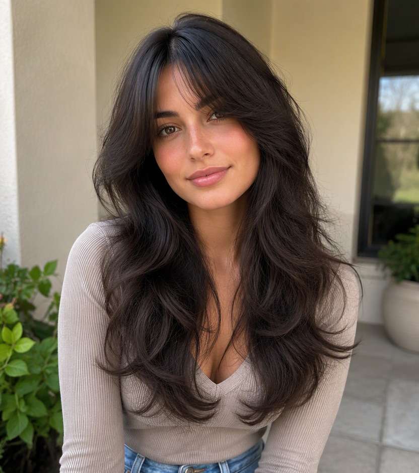 Face-Framing Loose Curls hairstyle preview