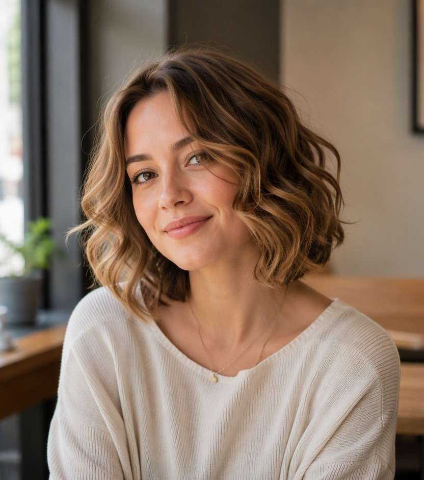 Loose Curly Bob hairstyle preview