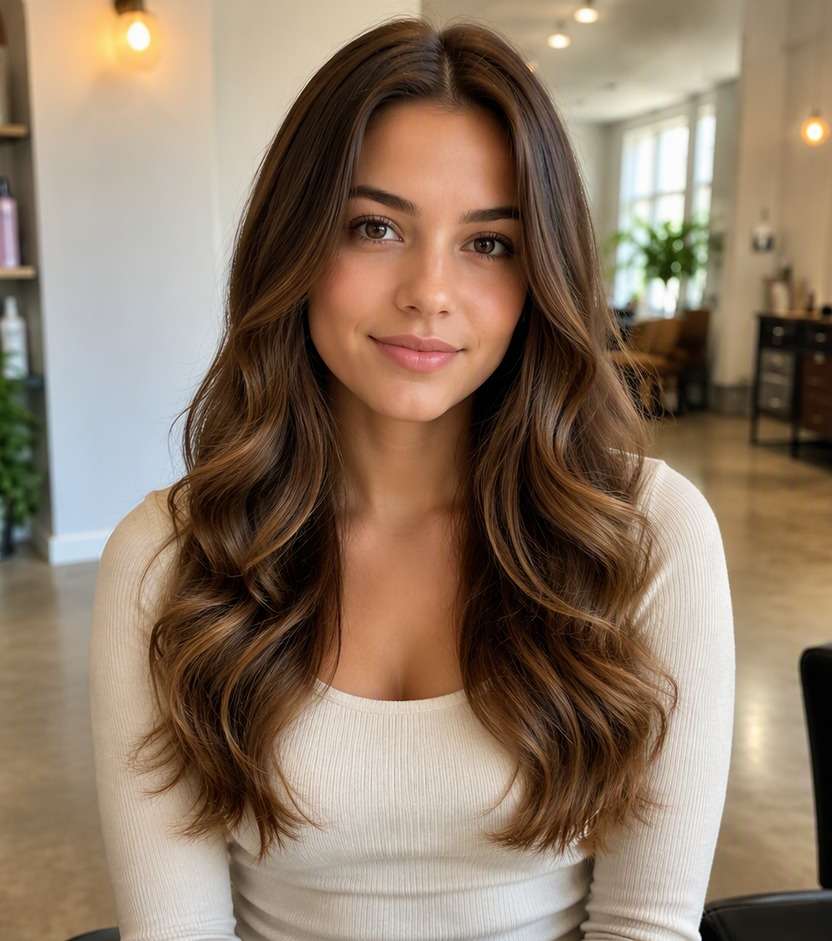 Loose Curls after photo try on