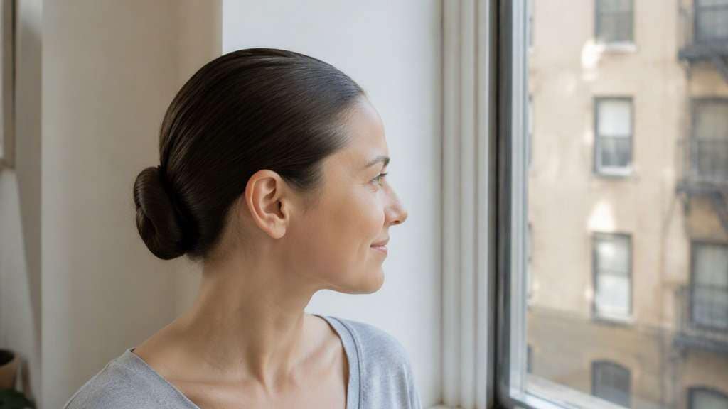 Sleek Low Chignon hairstyle