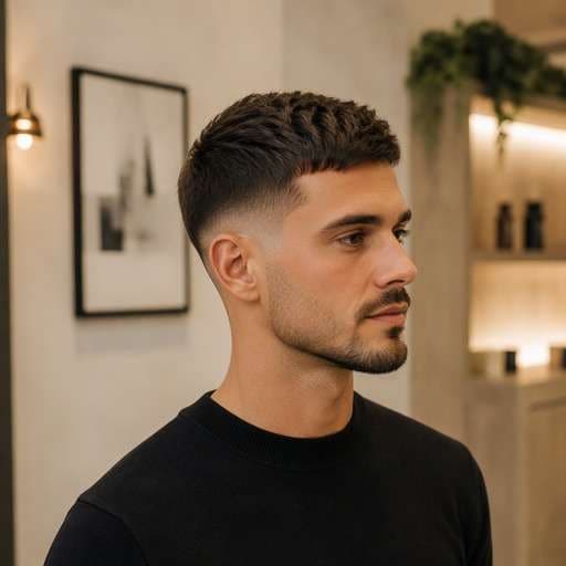 Low Drop Fade With Crop hairstyle preview