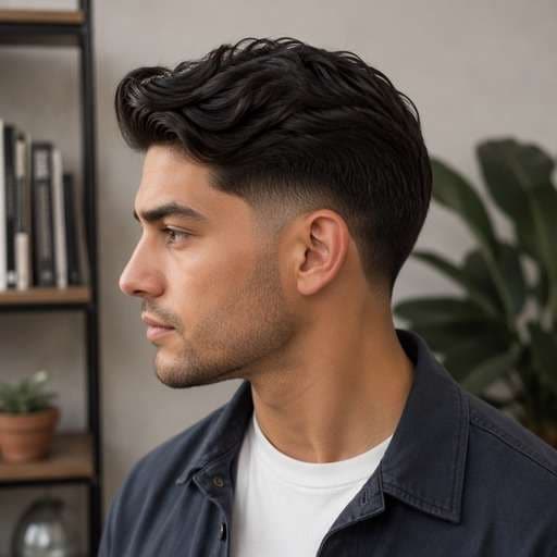Low Drop Fade With Natural hairstyle preview