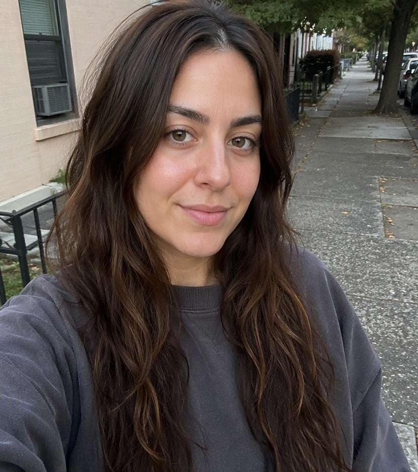 Original hairstyle before editing