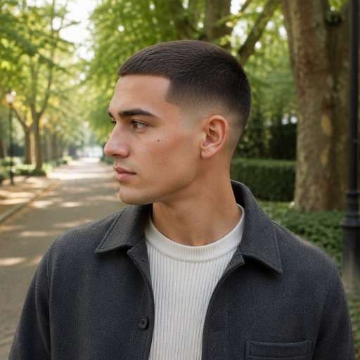 Low Taper Buzz Top hairstyle photo preview