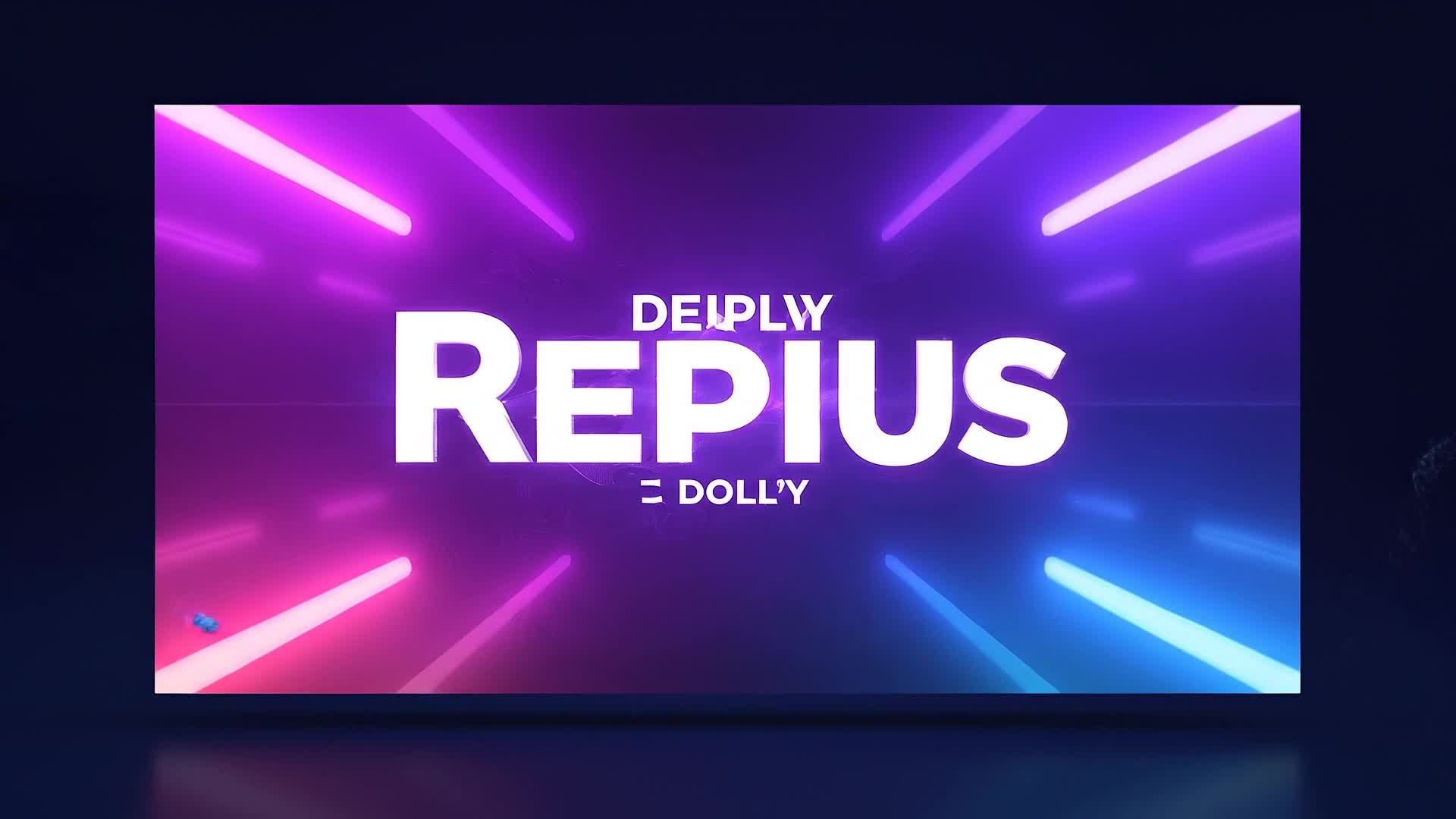Animated presentation from image