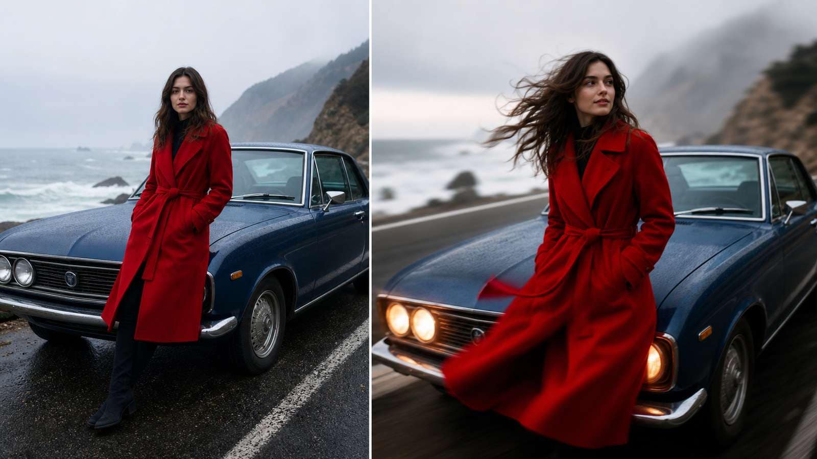 Media.io beginner workflow result showing a still image transformed into a natural moving video shot