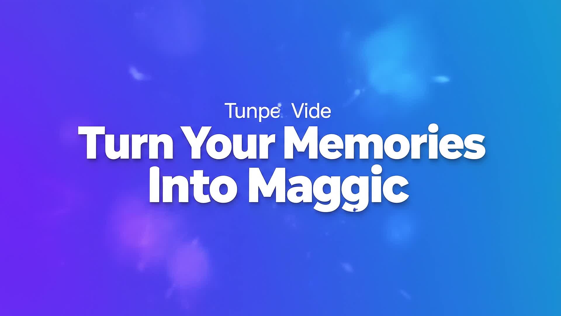 AI photo slideshow with memorial theme