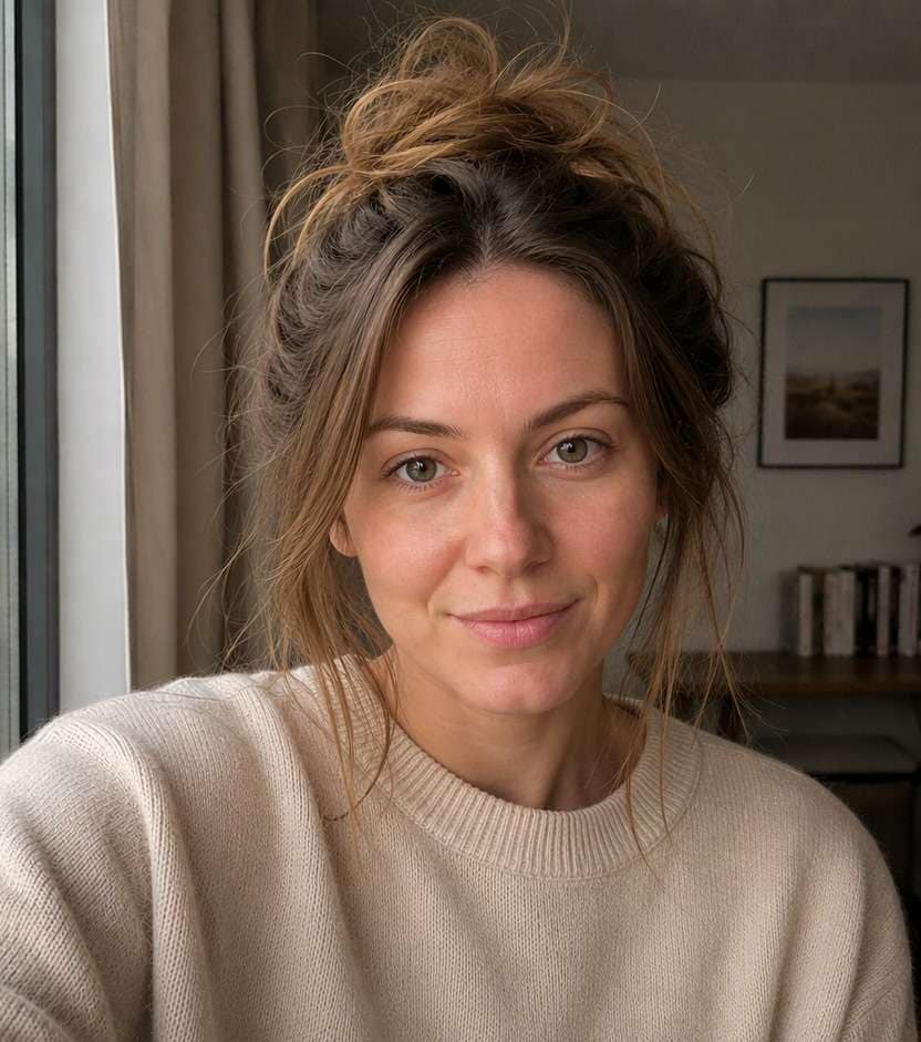 High Messy Bun hairstyle preview