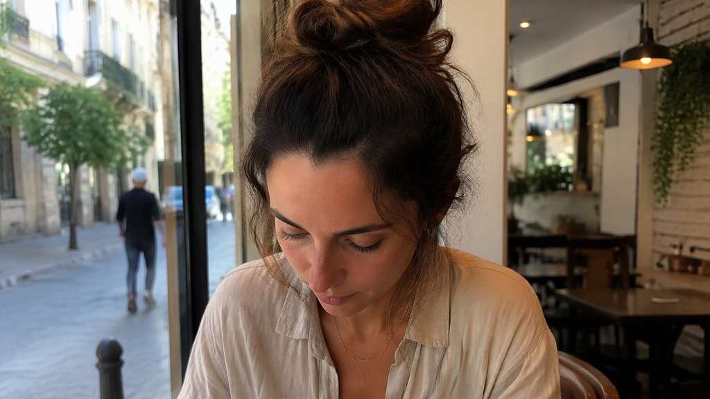 Loose Top Knot hairstyle