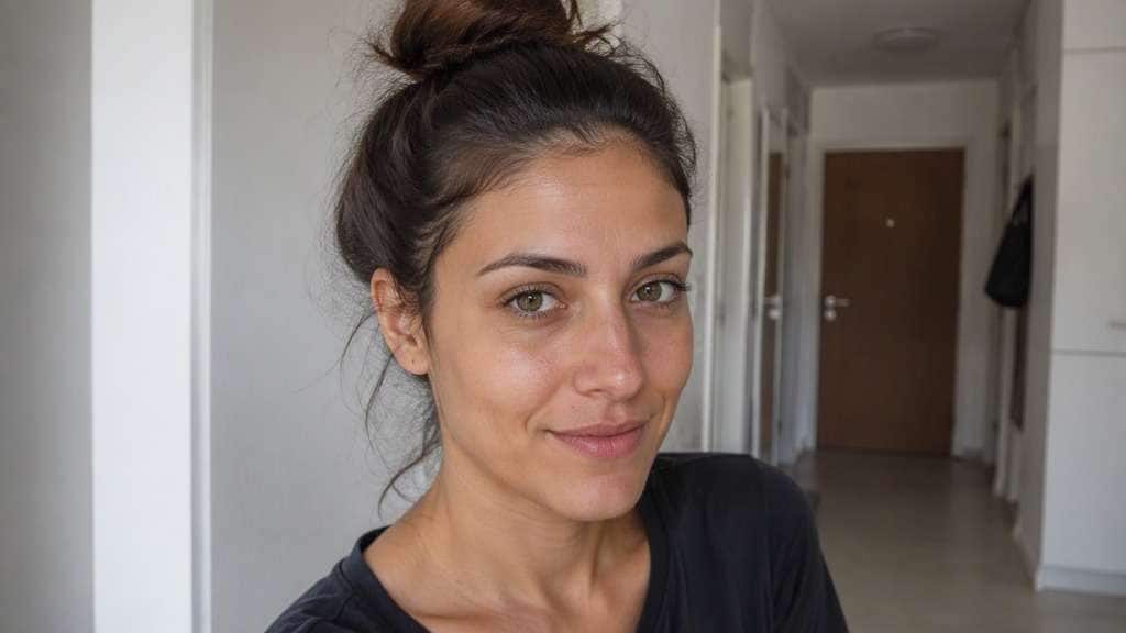 Workday Messy Bun hairstyle
