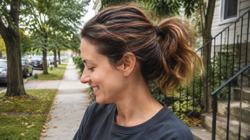 Casual Loose Ponytail hairstyle