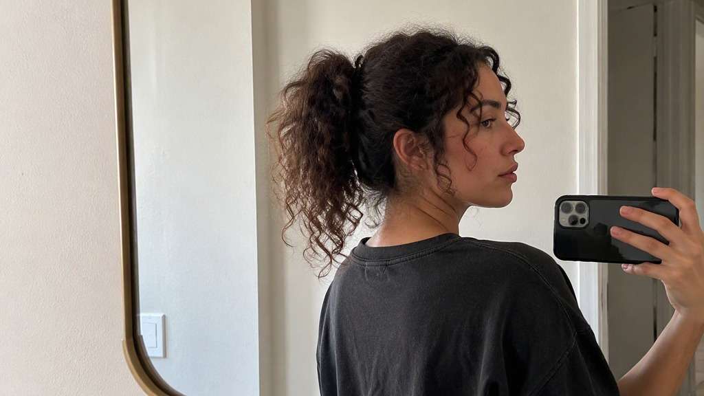 Curly Messy Ponytail hairstyle
