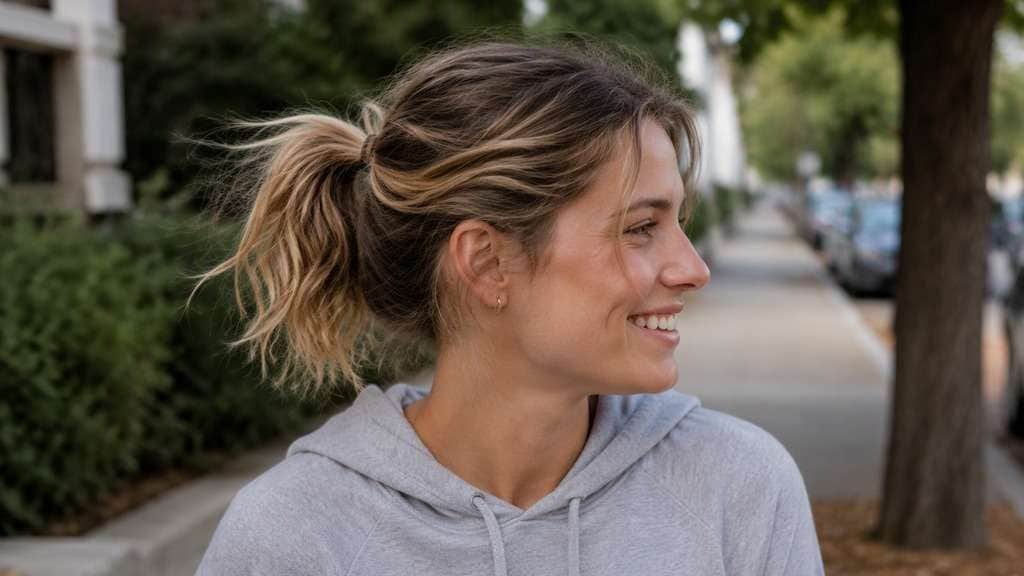 Messy Wrapped Elastic hairstyle