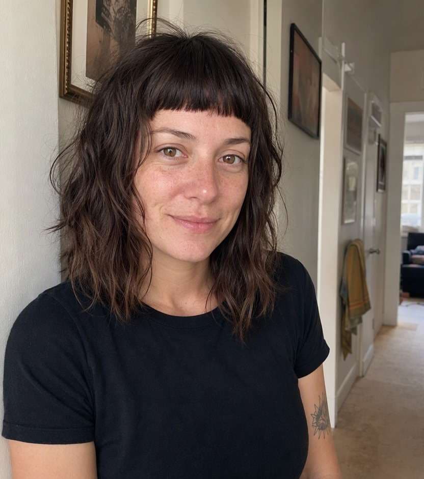 Rounded Graphic Baby Fringe