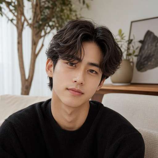 Wavy Curtain Hair hairstyle preview