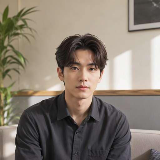 Full Volume Middle Part hairstyle preview