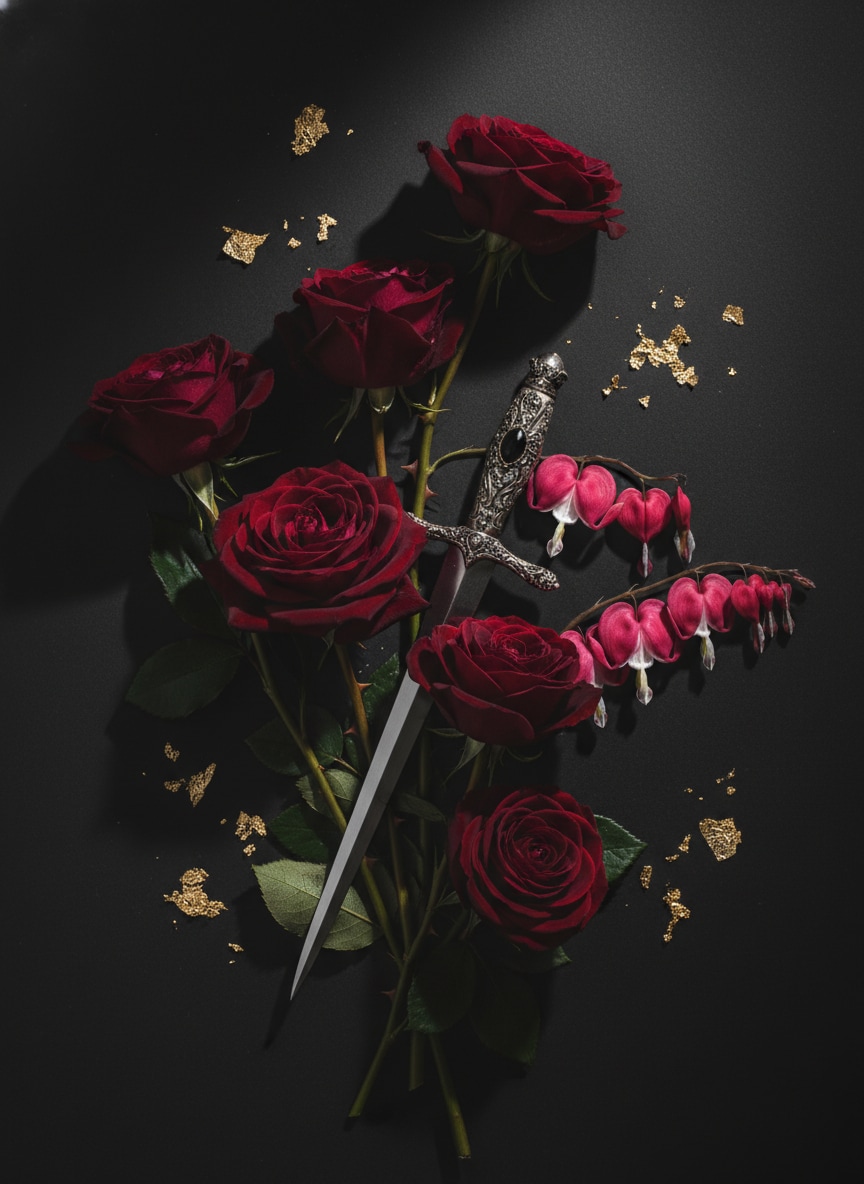 Moody Dark Floral Gothic