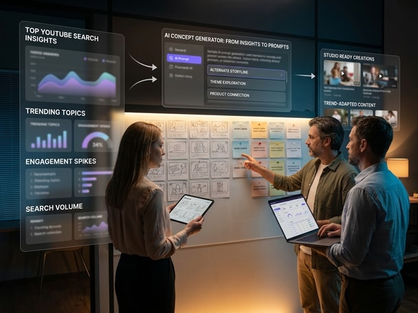 Transform insights into AI-powered concepts