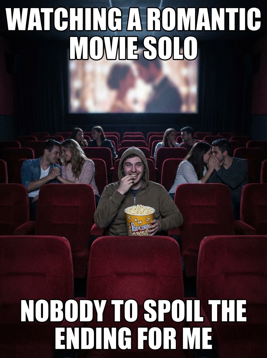 Movie Theater Solo Valentine Meme