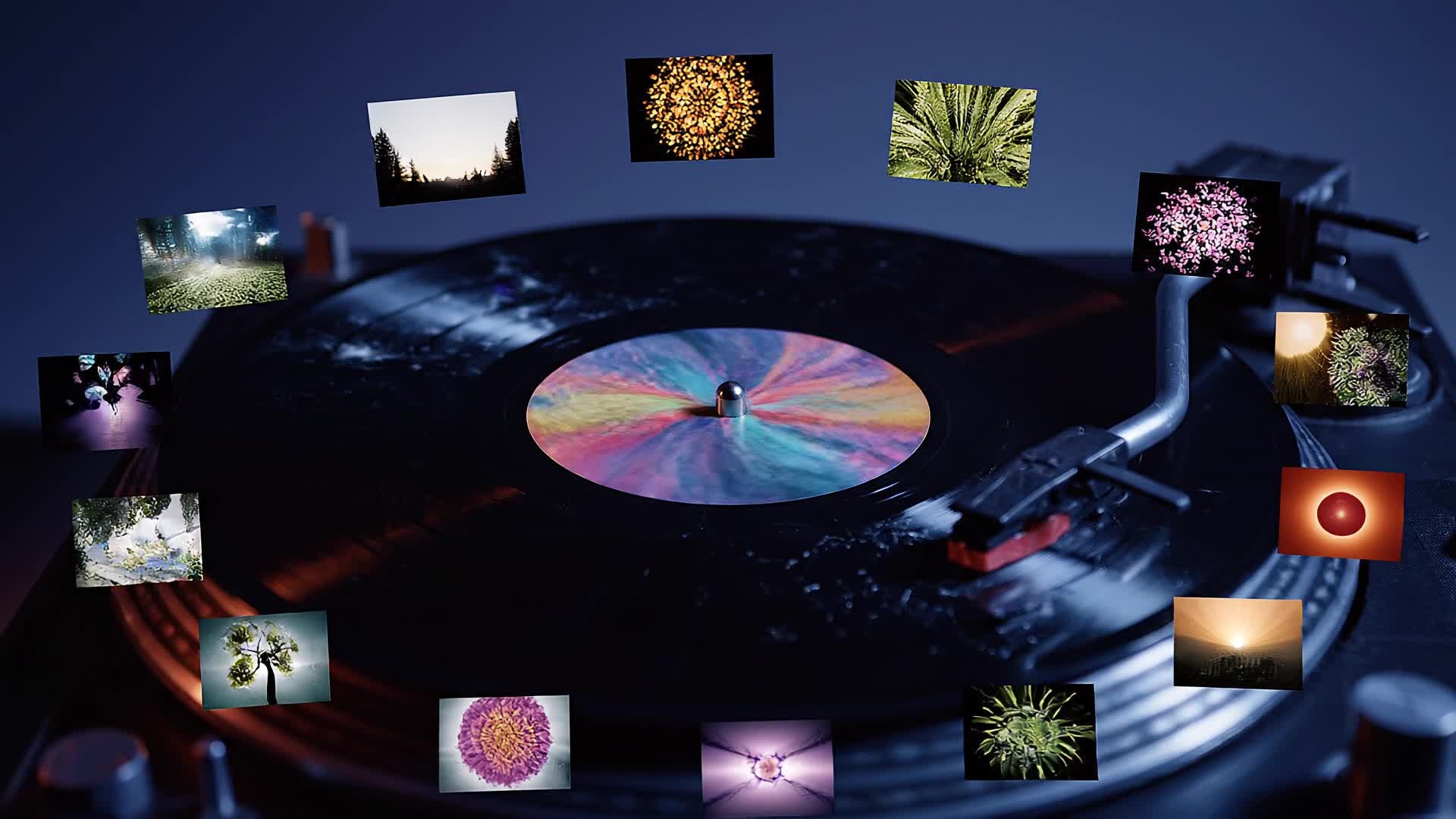Photo sequence turned into motion slideshow