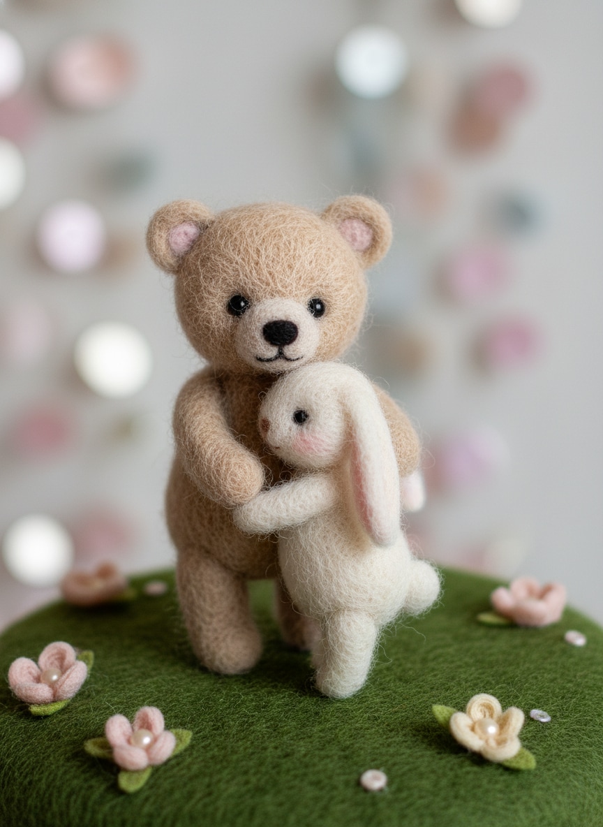 Needle Felted Cute Animals