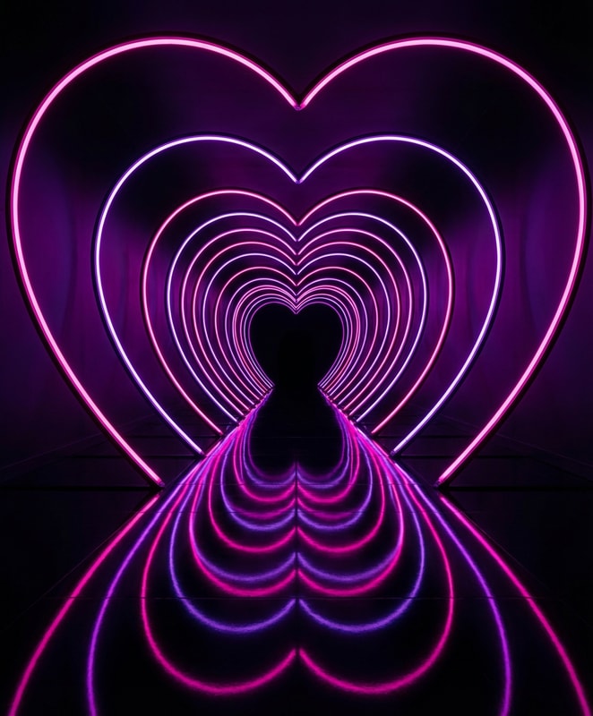 Neon Infinity Mirror