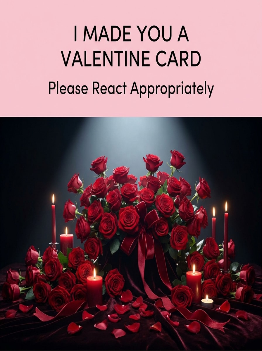 Overdramatic Valentine Meme Card
