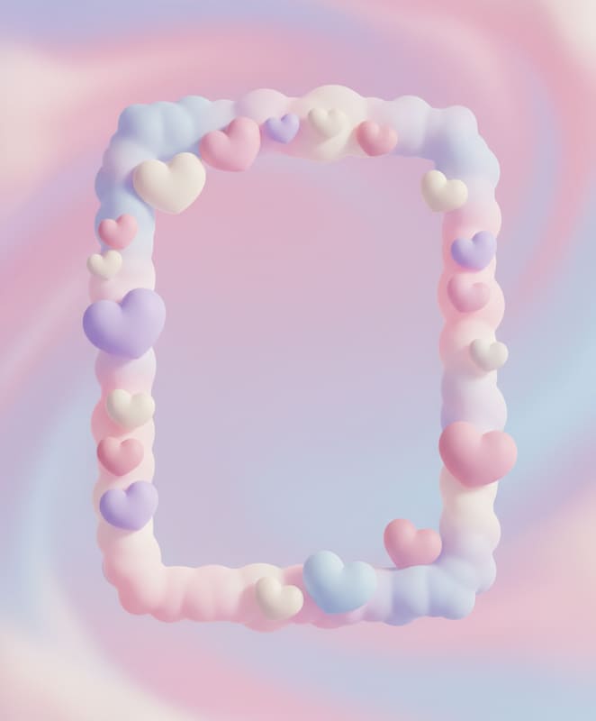 Pastel Cloud Frame