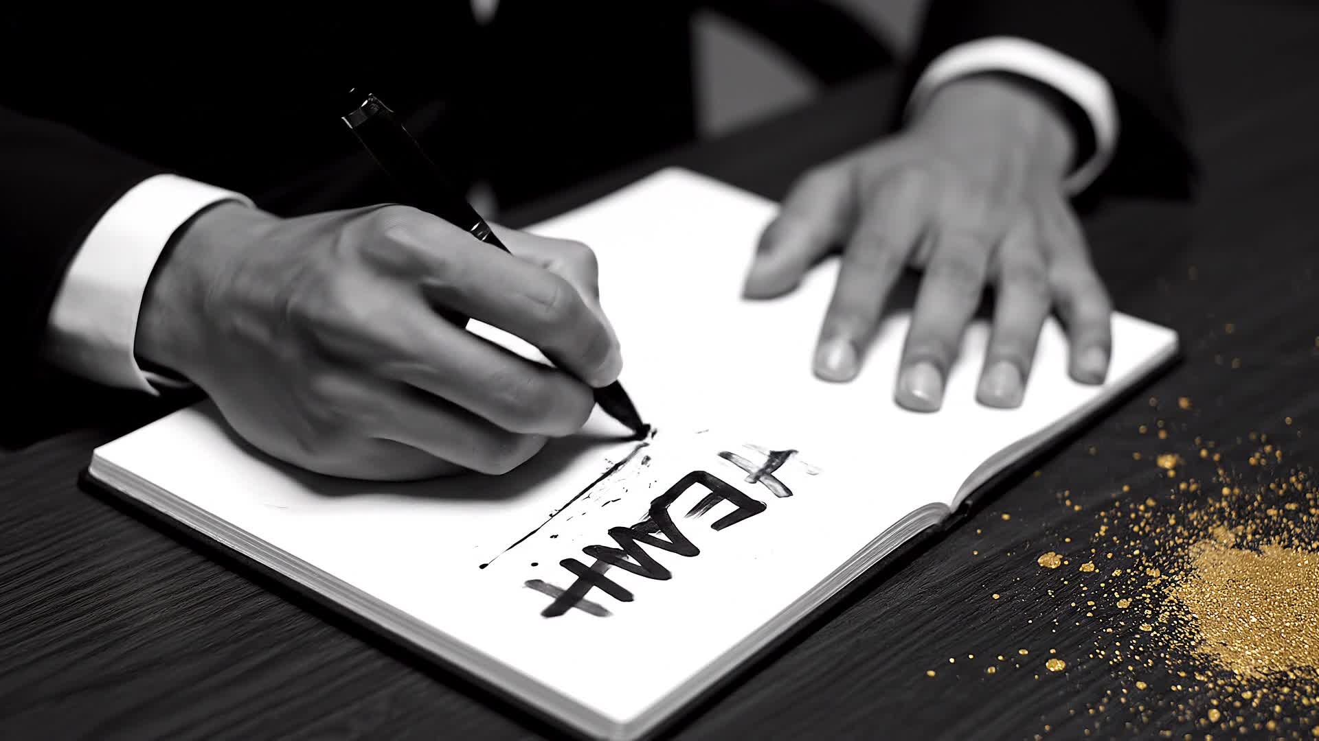 Startup slide turned into video