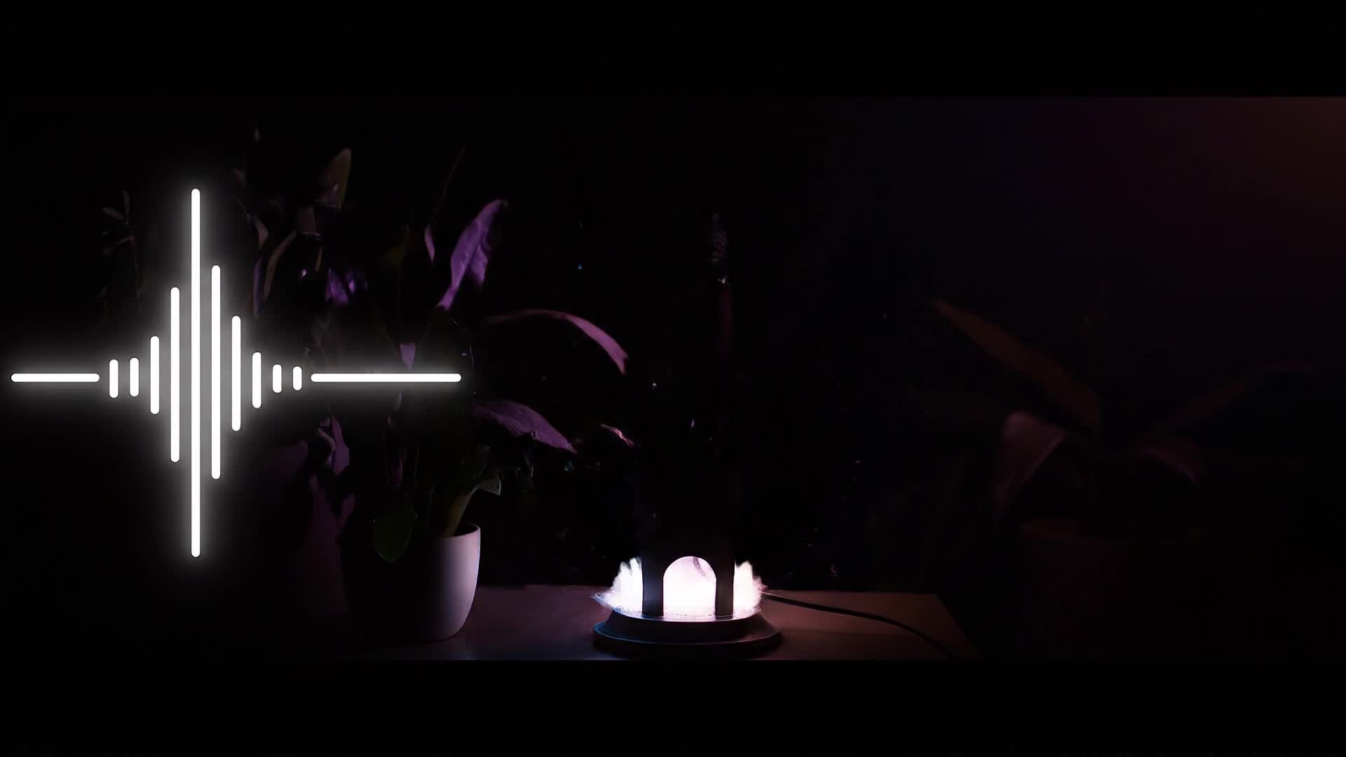 Animated podcast cover visual