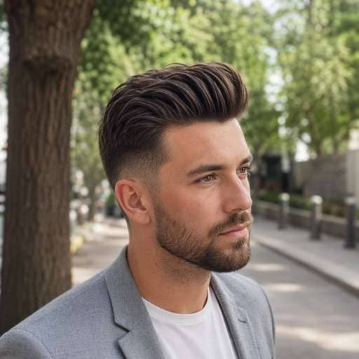 Undercut Pompadour hairstyle preview