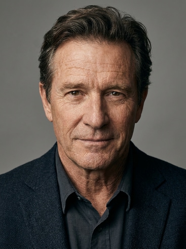 AI-generated classic theatrical portrait headshot