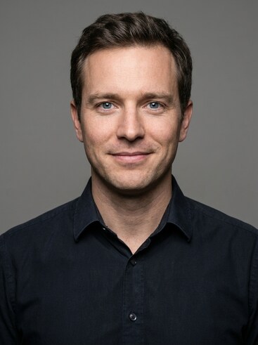 AI-generated expressive actor headshot for character roles