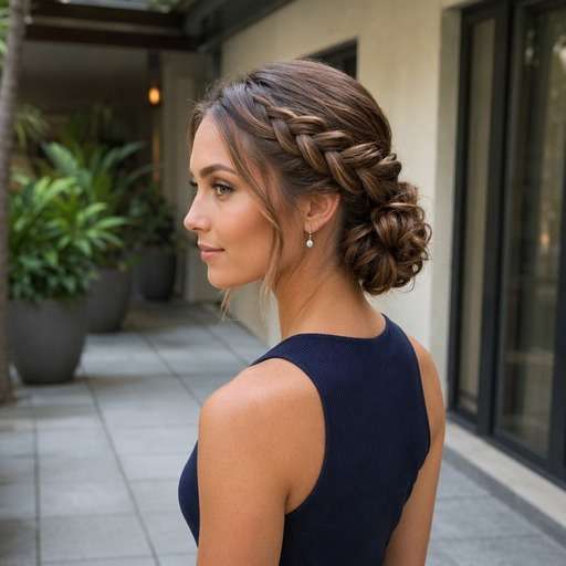 Braided Prom Updo hairstyle photo preview
