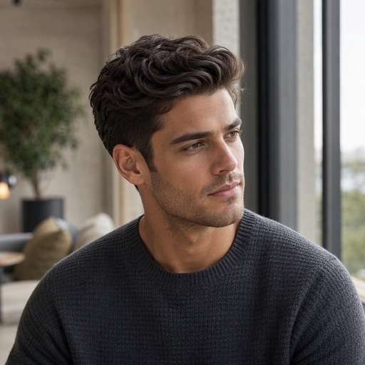 Wavy Quiff hairstyle preview