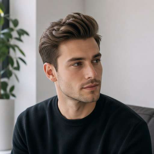 Soft Natural Quiff hairstyle preview