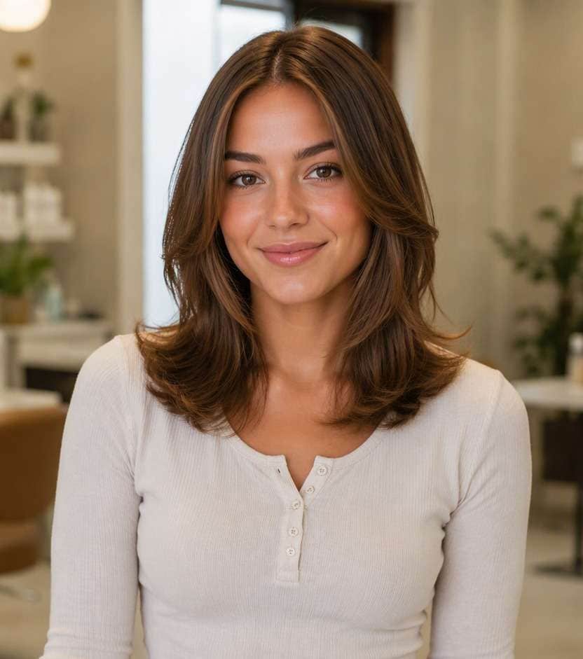 Rachel Haircut after photo try on