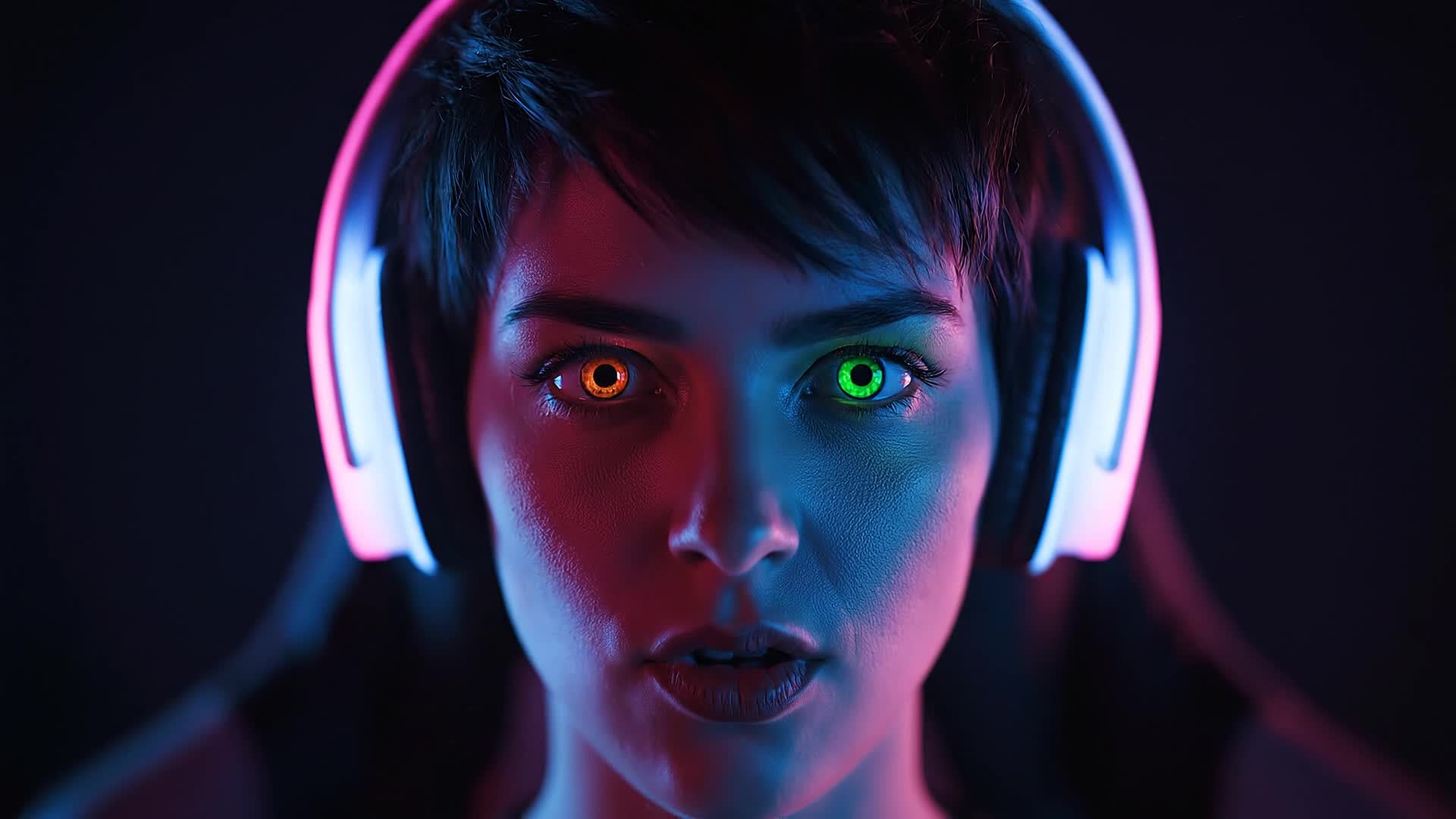 AI converting image to reaction video