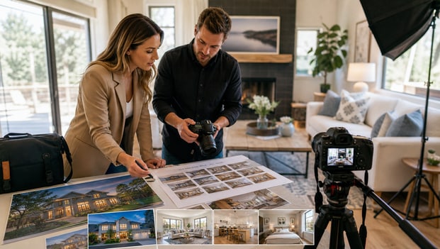 Original AI-generated real estate videos and images for social media