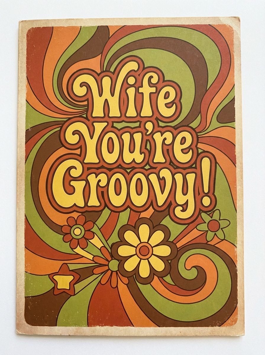 Retro Valentine's Day Cards for My Wife