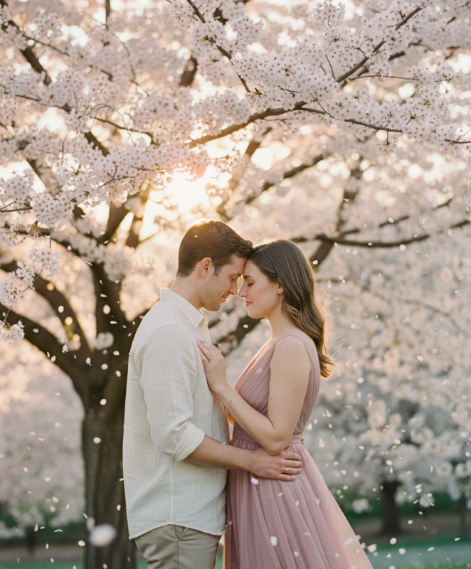 Romantic Spring Couple Blossom 14