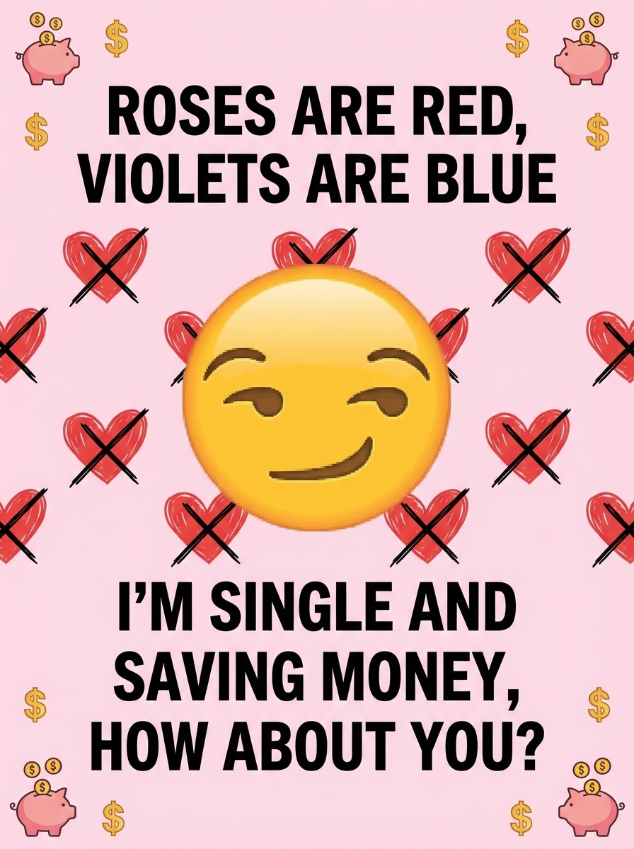 Roses Red Saving Money Savage Valentine Meme