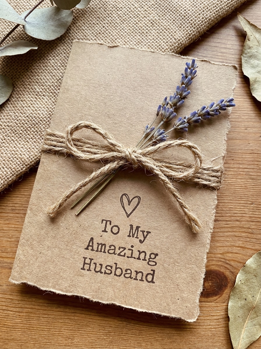 Rustic Kraft Paper Card