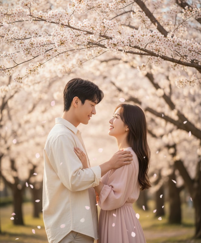 Sakura Couple Photo Ai 12