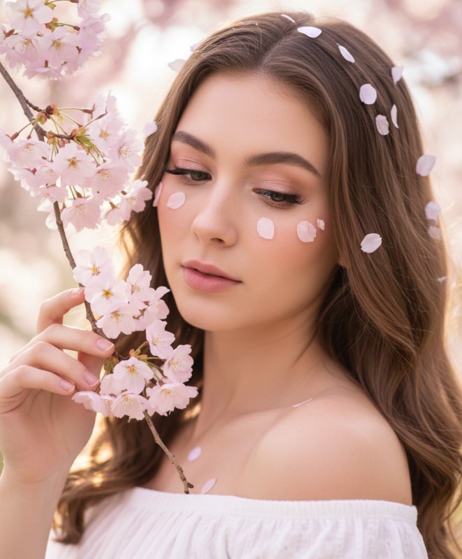 Sakura Girl Portrait Ai 4