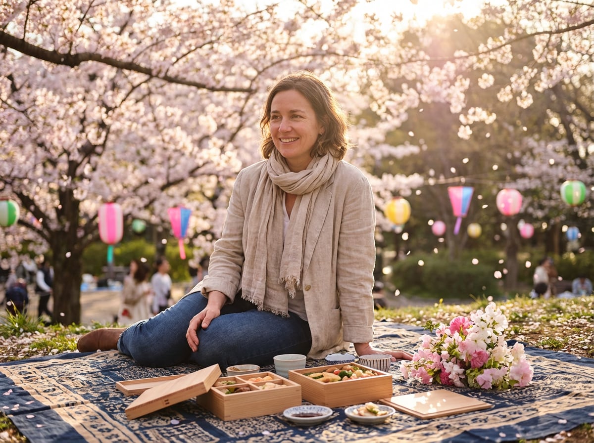 Sakura Hanami Picnic Portrait 19