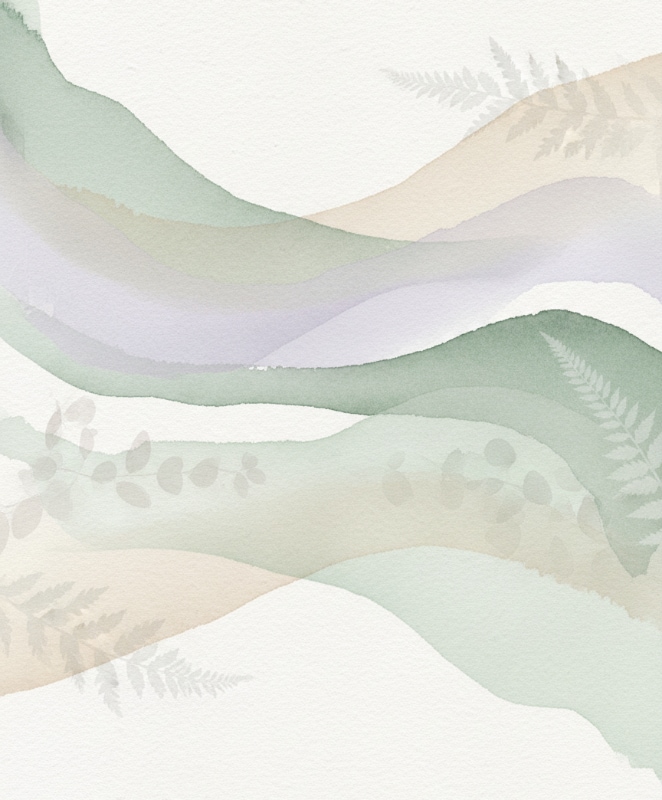 Serene Nature Watercolor