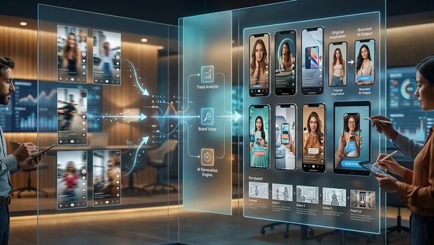 Recreate AI-powered branded Shorts videos