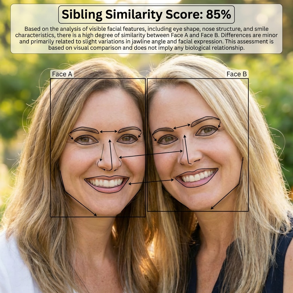 Sibling similarity analyzer result preview