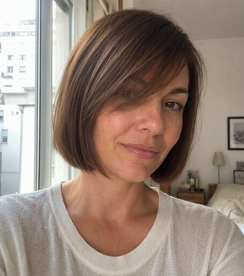 Side Bangs with Bob